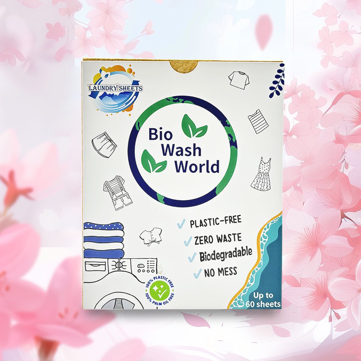 Wasstrips Lentegeur 60 wasjes